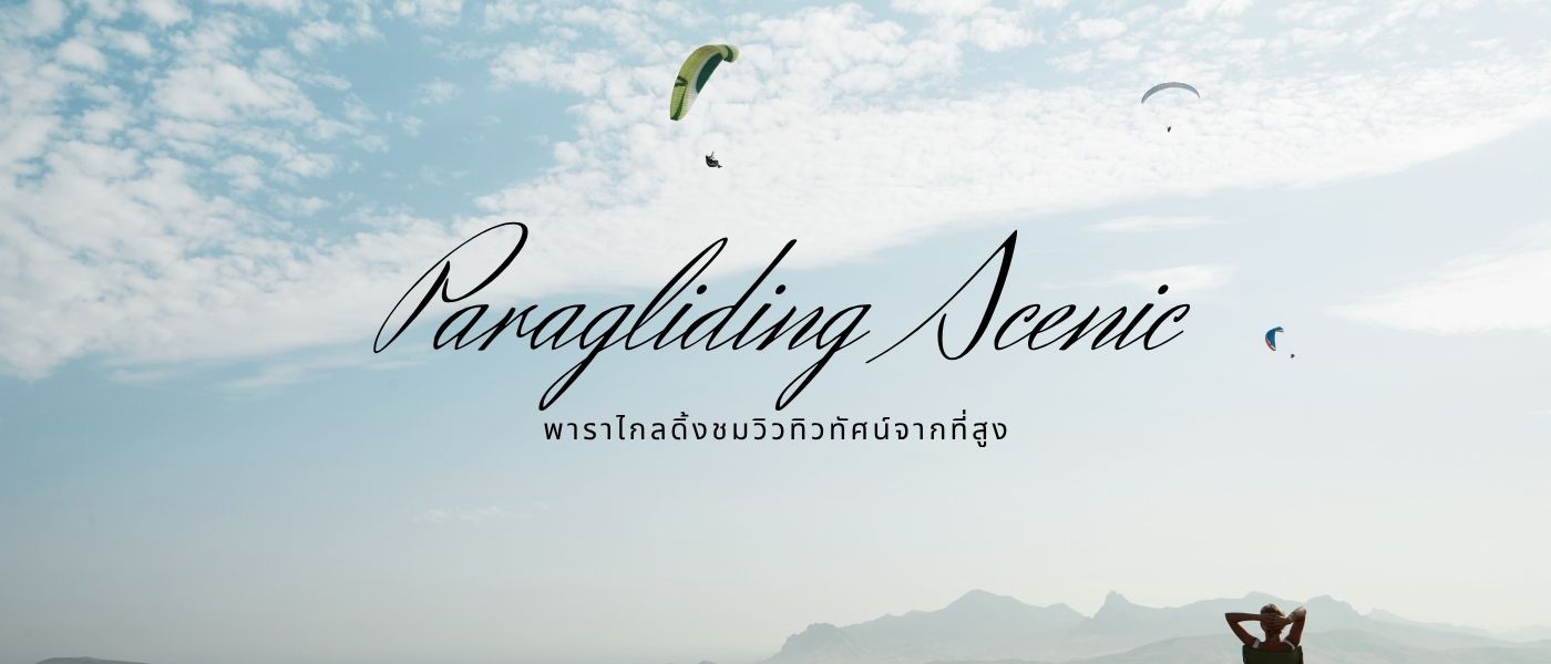 Paragliding Scenic – พาราไกลดิ้งชมวิวทิวทัศน์จากที่สูง